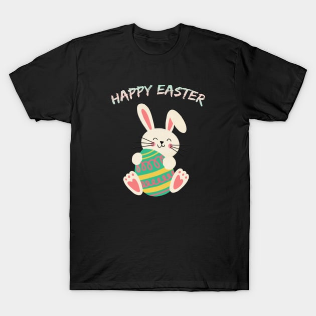 Happy Easter Bunny T-Shirt by Merchmatics